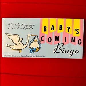 Nwt vintage Baby Shower Bingo game by Forum Novelties